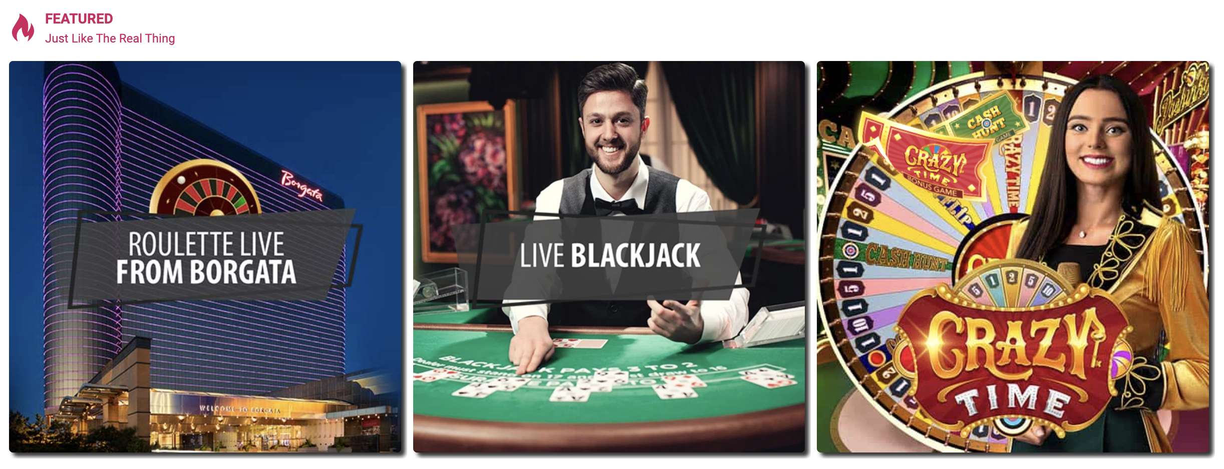 Borgata online casino live dealer games